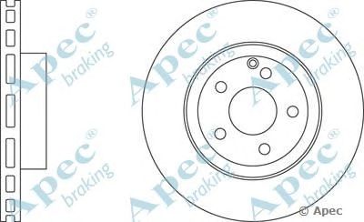 APEC BRAKING dsk2212 -  Тормозной диск
